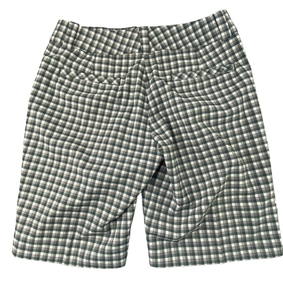 Nike dri fit plaid golf bermuda shorts women's size 4 - Picture 2 of 14
